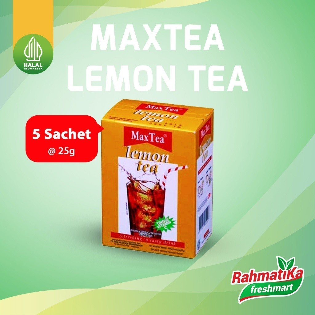 

MaxTea Lemon Tea 125g (5 Sachet @25g)