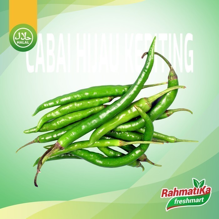 

Cabai Hijau Keriting / Cabe Hijau Keriting Fresh 500 gram