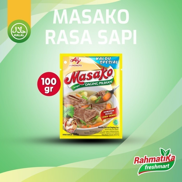 

Masako Sapi 100 gram / Bumbu Kaldu Rasa Sapi (Bumbu Dapur)