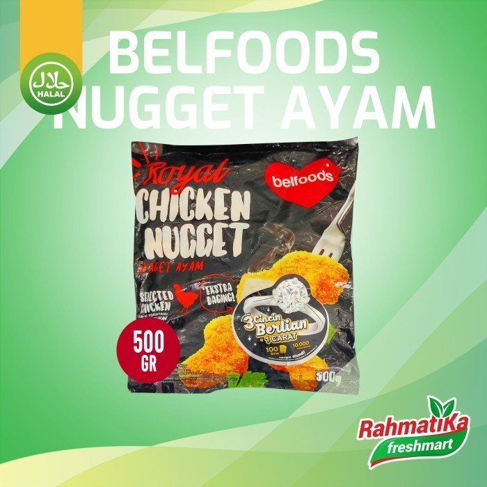 

Belfoods Royal Chicken Nugget / Naget Ayam 500 gr