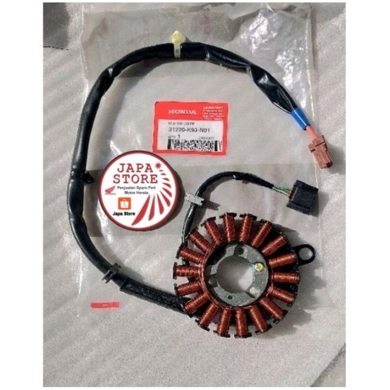 31220K93N01 31220-K93-N01 Spull SCOOPY ESP K93 Stator Comp Scoopy eSP K93 SPULL VARIO 110 ESP STATOR