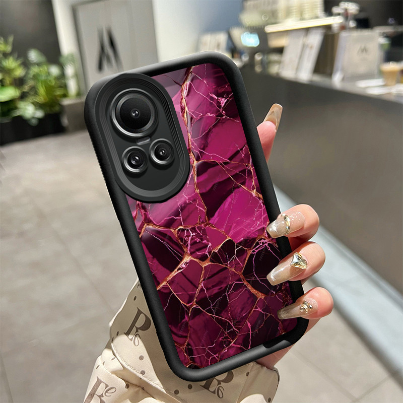 Casing Hp OPPO Reno 10 5G OPPO Reno 10 Pro 5G Case hp ponsel pola bor rusak Casing lunak pencegah Ke