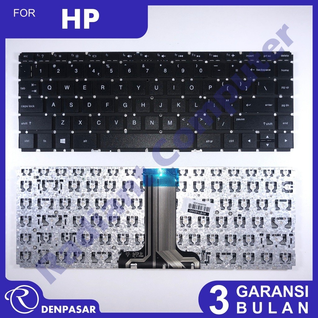 Keyboard HP Pavilion X360 14-BA 14M-BA 14T-BA No Backlight