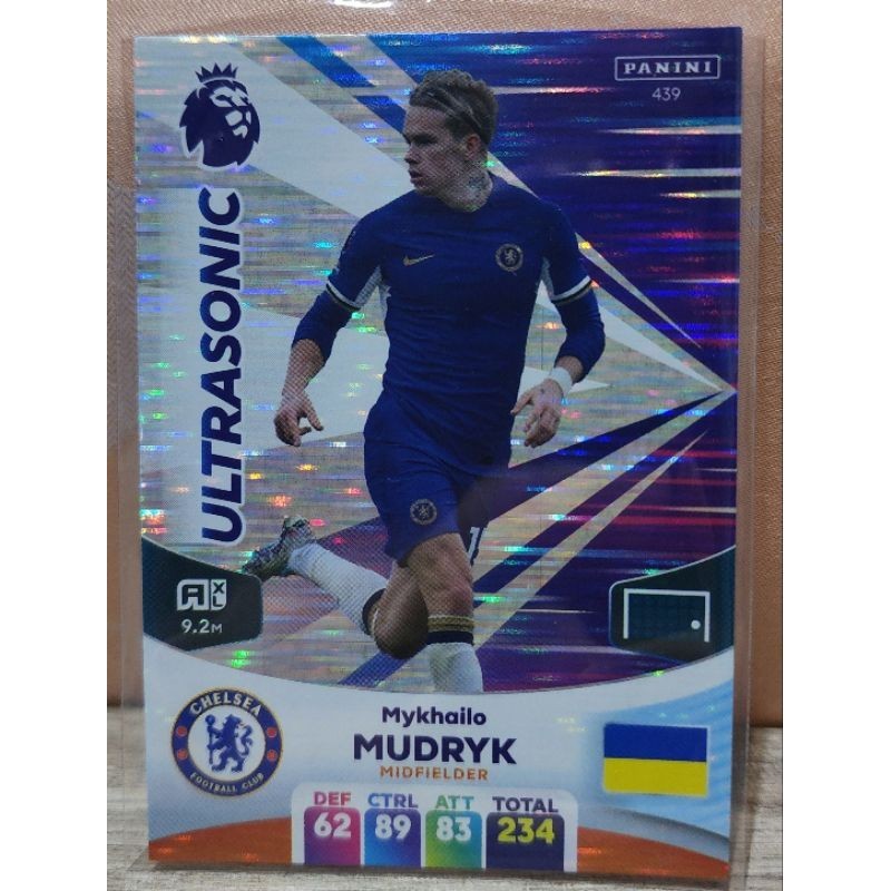 panini football card premier league edition