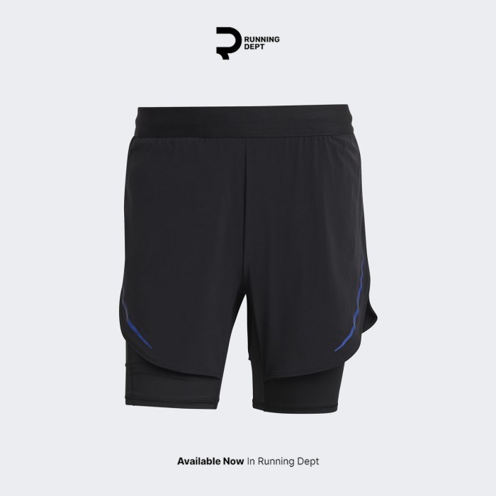 Celana Pendek Pria ADIDAS HEAT.RDY HIIT 2 IN 1 TRAINING HS7453 ORI