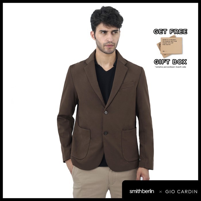Blazer Comfort Pria Smith Berlin X Gio Cardin Regular Fit