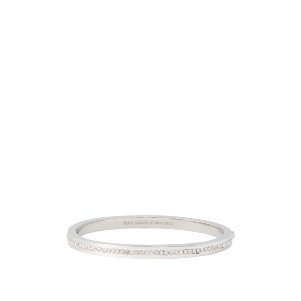 KATE SPADE Ring It Up Pave Bangle Silver