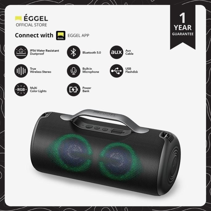 Eggel Elite Xl 2S / 2 S /  Ii S Waterproof Portable Bluetooth Speaker