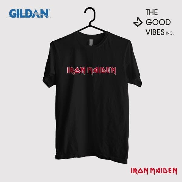 Kaos Iron Maiden Original Gildan - Logo