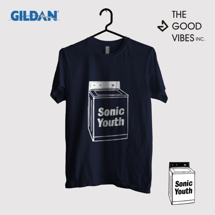 Kaos Band Sonic Youth Original Gildan - Washing Machine