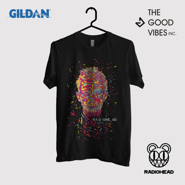 Kaos Band Radiohead Original Gildan - Thom Yorke Artwork Ii