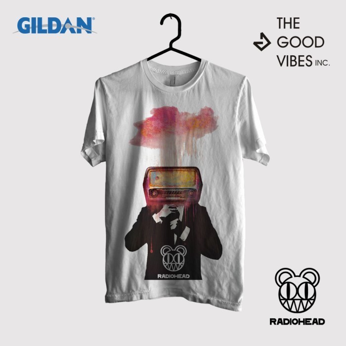 Kaos Band Radiohead Original Gildan - Radioart