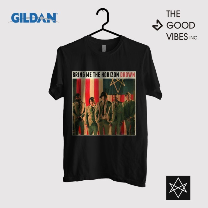 Kaos Band Bring Me The Horizon Original Gildan - Drown Artwork