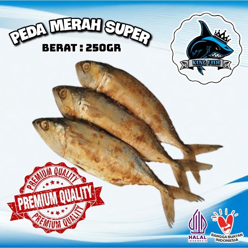 

250GR IKAN ASIN PEDA MERAH SUPER DAGING TEBAL MURAH BERKUALITAS