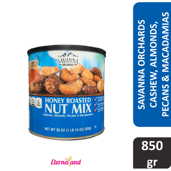 

Orea - Savanna Orchards Cashews, Almonds, Pecans & Macadamias 30 Oz
