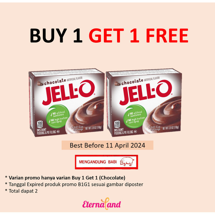 

Orea - Jello Instant Pudding Pie & Filing - Pudding Agar-Agar Non Halal