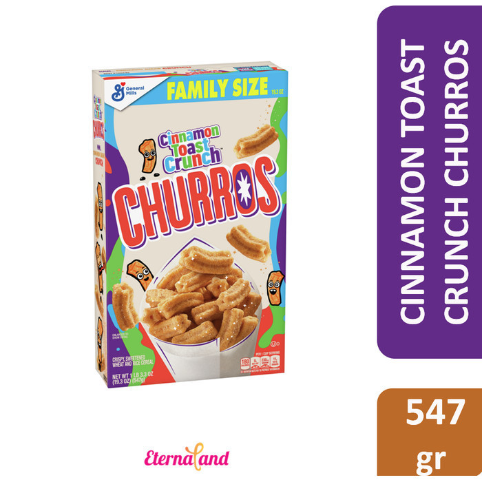 

Orea - Cinnamon Toast Crunch Churros Cereal - Sereal Cinnamon Churros
