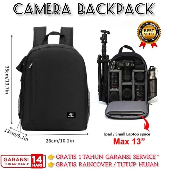 Tas Kamera Dslr Backpack Tas Kamera Ransel Evebag Bm720