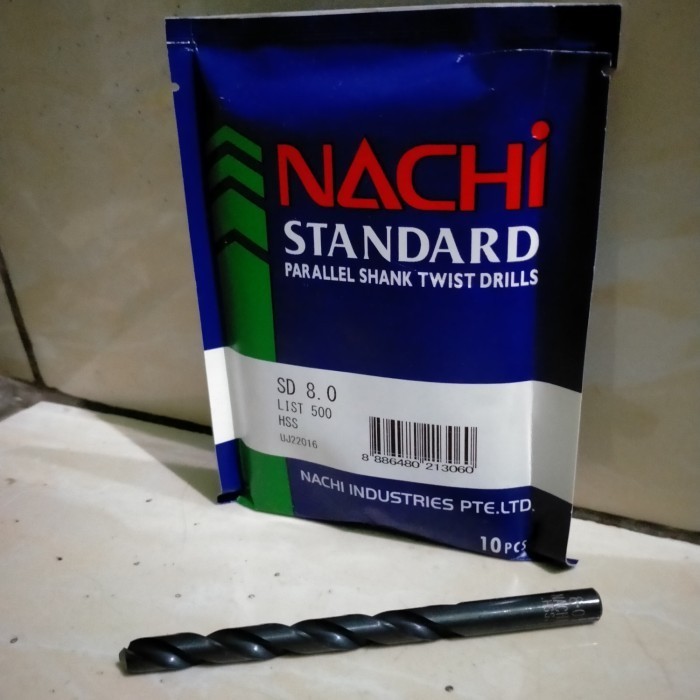 mata bor nachi 8mm bor besi nachi 8 mm