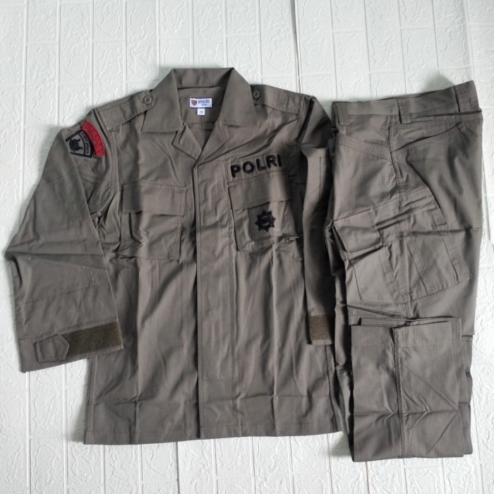 Seragam PDL Hijau Tactical Jatah Brimob