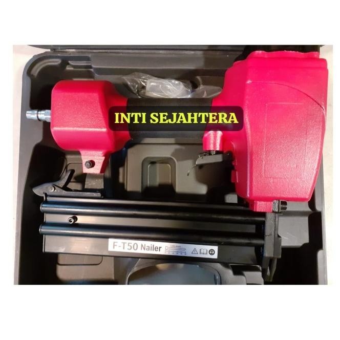 Gun Stapler T50/Mesin Paku Tembak Angin/Staples/Air Nailler/Pneumatic