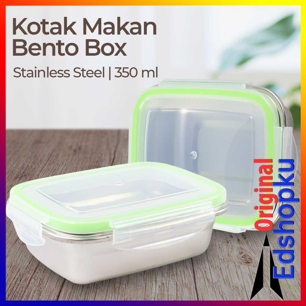 Tempat Bekal Makan Anti Tumpah Lunch Box Stainless