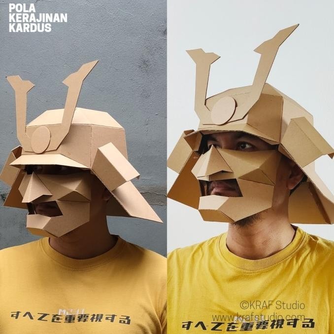 

BNM Pola Kerajinan Kardus no.1969: Helm Dan Topeng Samurai (versi Baru) TERLARIS