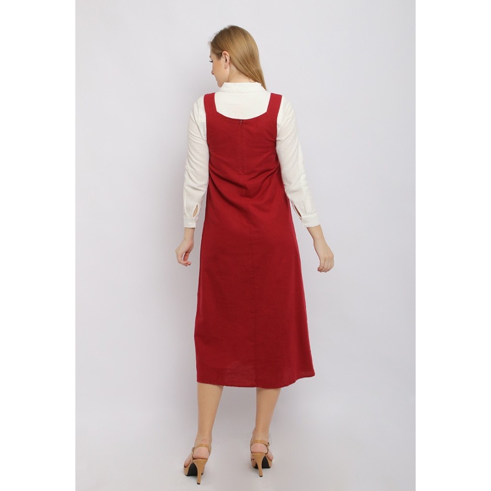 Rodeo - Overall Wanita - Manny Overall - Maroon