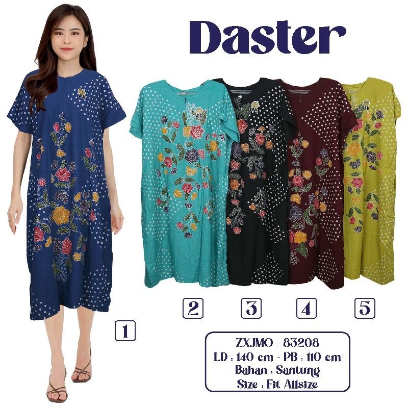 DASTER BATIK WANITA SANTUNG MURAH  DASTER RUMAHAN RIA KENCANA