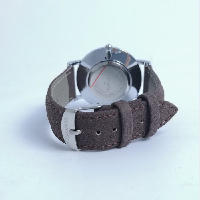 Chronos Nocturne - Jam Tangan Kulit Mewah Pria Arloji Pria Free Box