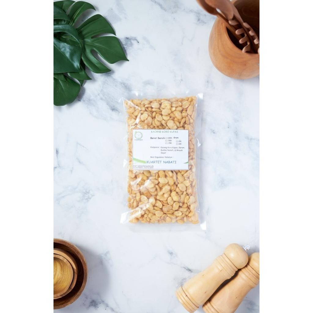 

250gr Kacang Koro Kupas Asin - Goreng