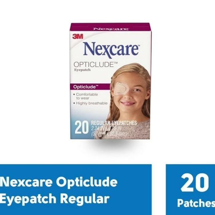 3M Nexcare Opticlude Orthoptic Eye Patch Regular Penutup Plester Mata Berkualitas