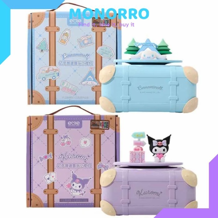 Speaker Bluetooth Music Box Sanrio Kotak Musik Sanrio Cinnamoroll Kuro