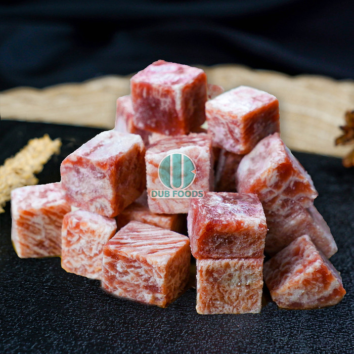 

Ayala - Saikoro Beef Cube Steak Meltik / Aus Beef Saikoro Meltique 500 Gram