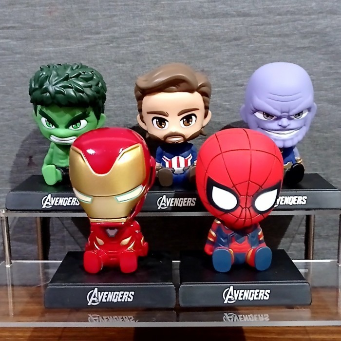 Pajangan Dashboard Mobil Avenger Invinity War Spiderman