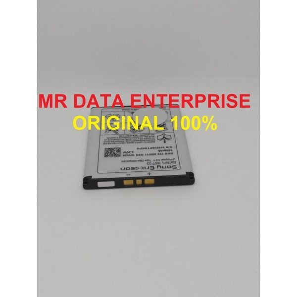 Baterai Original 100% Bst-33 Sony Ericsson (Baterai Bst33 Original,Baterai Bst-33 Original,Batre