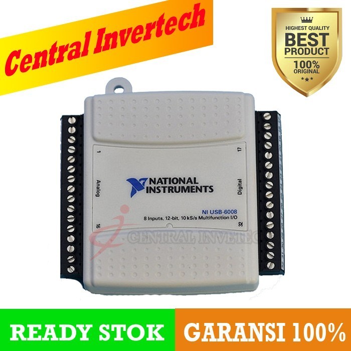 USB-6008 National Instruments Data Acquisition Card NI DAQ