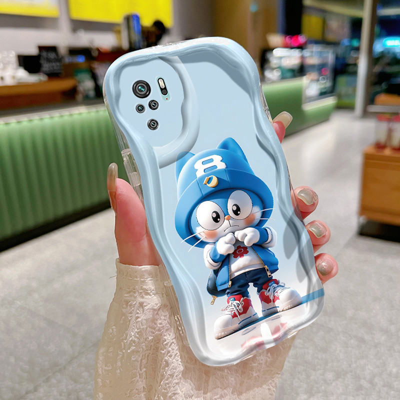 Casing Hp Xiaomi Redmi Note 10 Note 10s Note 11 SE POCO M5s Case sarung HP kartun Casing Doraemon Ca