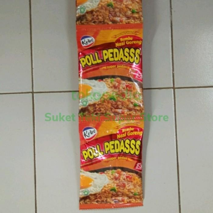 

Kobe Bumbu Nasi Goreng Poll Pedas Per Renceng Isi 12 Sachet 20 Gram 052