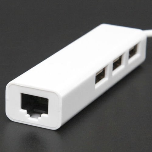 Hub + Konektor Port Lan Internet Rj45 Laptop Notebook