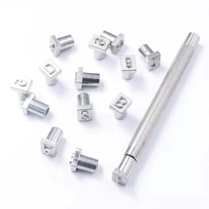 36Pcs Stempel Alfabet Alat Ketok Angka Dan Ketok Huruf Alat Diy