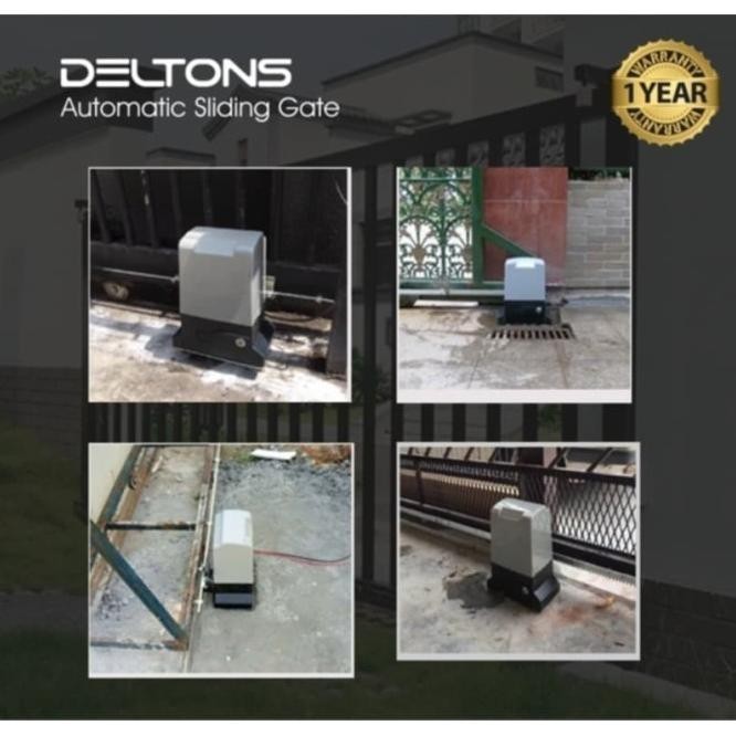 Bagus Automatic Sliding Gate Deltons Dsg-2000 Mesin Otomatis Gerbang