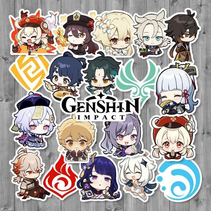 

STICKER PACK TUMBLR - GENSHIN IMPACT [20 PCS]