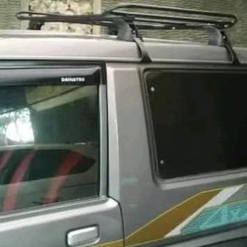 CALYA SIGRA ROOF RACK BAGASI ATAS MOBIL FOR ANGKUT BARANG KERANJANG