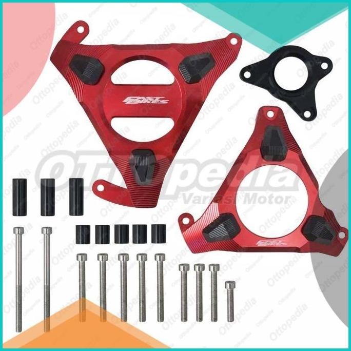 Engine Guard - Cover Body Pelindung Bak Mesin Vixion Fast Bikes Merah