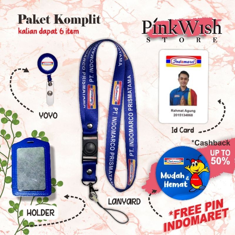 

Tali Idcard INDOMARCO INDOMARET biru / Lanyard INDOMARCO PRISMATAMA / Tali Indomarco / Tali Gantungan INDONARCO [READY STOCK] TERMURAH!! Beli Eceran Rasa Grosir