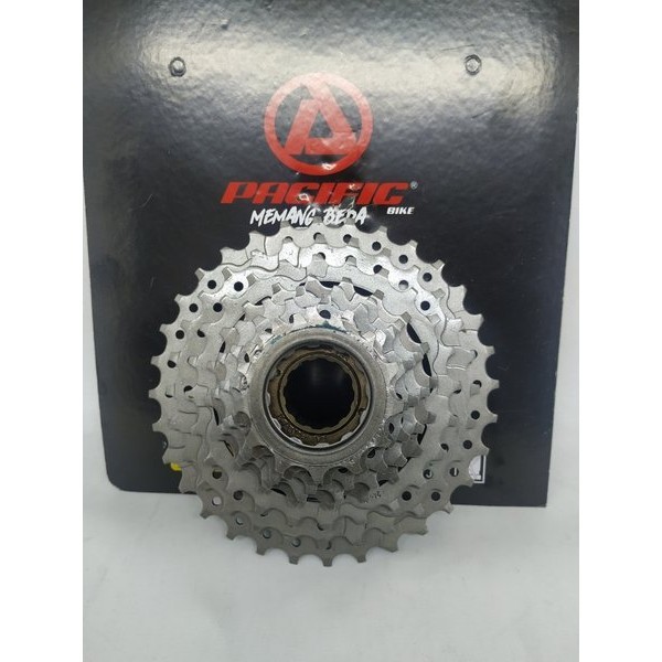 Freewheel 8 Speed Pacific 13T 32T Gir Gear Belakang Susun Sepeda Mtb Lipat Balap Model Ulir Drat