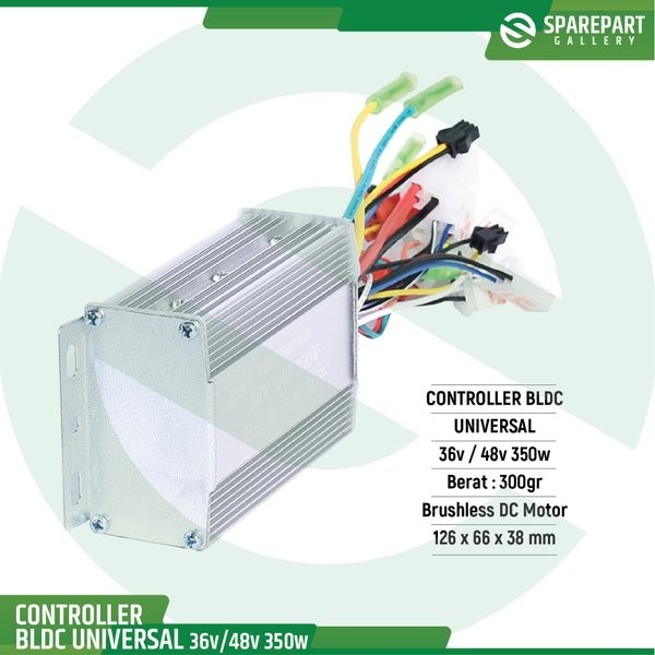 Controller Brushless Universal Sepeda Listrik 36V-48V Dc 350W