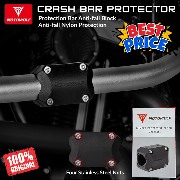 Produk Terbaru Motowolf Pelindung Crashbar Universal Crashbar Adv 160 Agna Sw Motech
