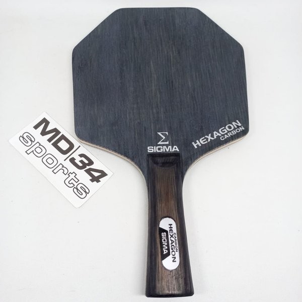 KAYU SIGMA HEXAGON CARBON - Kayu lokal / Bet pingpong